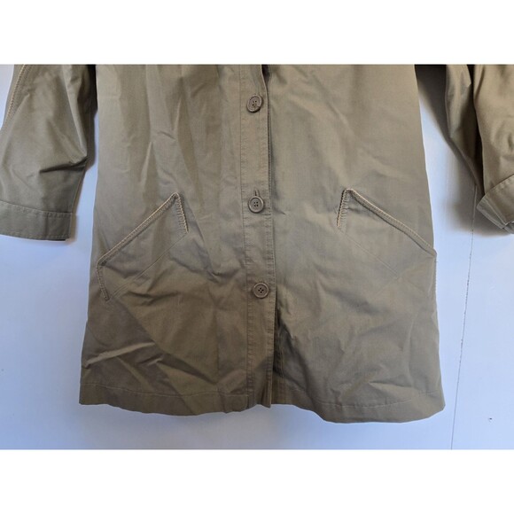 VTG Mulberry Street Jacket Womens 8 Surplus Utility Green Cargo Gorpe Chore Y2K - Picture 3 of 8